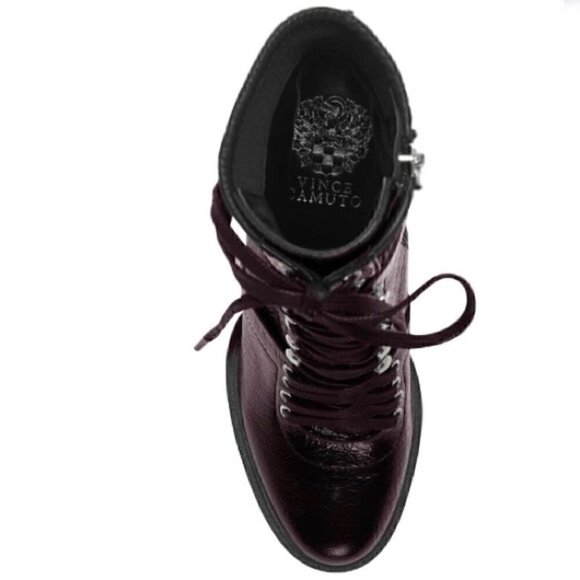 Vince Camuto Ermania Bootie Black deep red leather - Picture 4 of 14